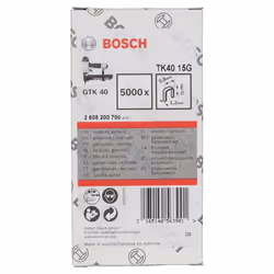 Bosch 2 608 200 700, Pacchetto di punti, 1,5 cm, Fissante, 5000 punti, Alluminio, 5,8 mm