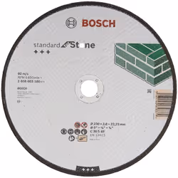 Disco Diamantato Standard for Stone 115 x 22,23 mm. Il disco diamantato Standard for Stone consente tagli affidabili in tutti ...