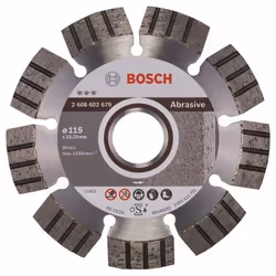 Bosch 2 608 602 679, Legno abrasivo, 11,5 cm, 2,22 cm, 2,2 mm, 1 pz