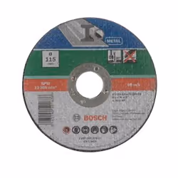 Bosch 2609256315, Disco per tagliare, Caldaie, Bosch, 2,22 cm, 11,5 cm, 1 pz
