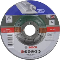 Bosch - Accessories a 30 s bf 2609256333 Disco da taglio con centro depresso 125 mm 5 pz. Metallo