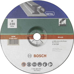 Bosch - Accessories 2609256339 Disco di sgrossatura con centro depresso Diametro 230 mm ø foro 22.23 mm Metallo 1 pz.