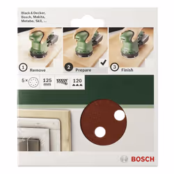 Bosch 2609256A30 5 pz Foglio abrasivo