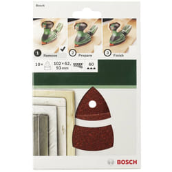 Bosch Accessories 2609256A61 Multi carta abrasiva a strappo, perforato Dimensione dei grani 40 (L x L) 102 mm x 62.93 m