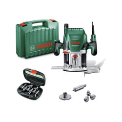 Bosch - Hobby pof 1400 ace Fresatrice verticale 1400 w con set frese 6 Pz.