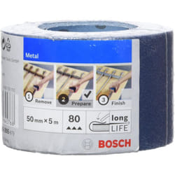 Bosch - Home and Garden 2609256B95-50mm x 5m carta vetrata per mano laminato
