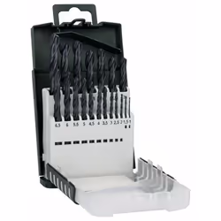 Bosch HSS-R, Trapano, Punta di trapano diamantata, Metallo, Attacco cilindrico, 1 - 10 mm, Nero