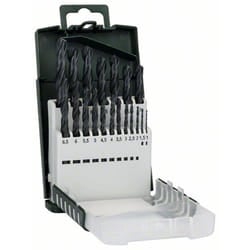 Bosch HSS-R Punta di trapano diamantata 19 pz