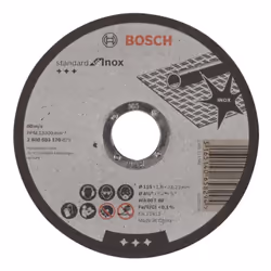Il disco da taglio Standard for Inox è una buona scelta per una lavorazione affidabile dell'acciaio. Il disco è realizzato in ...