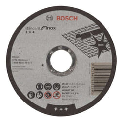 Bosch - Disco di taglio dritto 115 mm 1 pz Acciaio