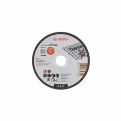 Mola da taglio dritta Standard for Inox - Rapido. Specifiche: WA 60 T BF. Diametro: 125 mm, diametro di foratura: 22,23 mm, s ...