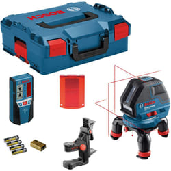 Laser di linea Bosch GLL 3-50 Professional in set + BM 1 + LR 2 in L-BOXX misura 2