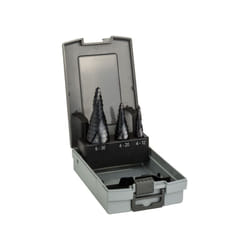 Bosch - Set di 3 punte a gradino HSS-AlTiN 4-12 4-20 6-30 mm
