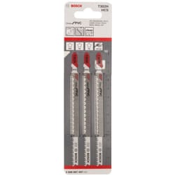 Bosch - Professional 3x Lame per seghetto alternativo Expert t 302 h Clean for pvc (per Fogli in pvc, pa, ps, accessorio Seghetto alternativo)
