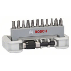 Bosch - Accessories 2608522131 Kit inserti 12 parti Taglio, Croce Phillips, Croce Pozidriv, Brugola interna, Esalobo Inte