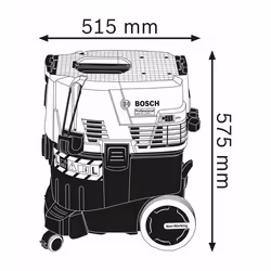 Bosch GAS 35 L SFC+ Professional Nero, Blu 1200 W - Vista aggiuntiva 4