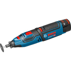 Smerigliatrice diritta BOSCH GRO 12V-35 - 2 batterie 12V 2.0Ah, caricabatterie, valigetta - 06019C5001
