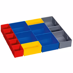 Set di 12 scatole per i-Boxx 53 BOSCH - Il set di 12 scatole da incasso i-Boxx 53 offre uno spazio di archiviazione flessibil ...