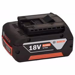 Bosch 2 607 336 816, Batteria, Ioni di Litio, 4 Ah, 18 V, Nero, Rosso, 1 pz