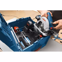 Bosch GKS 18V-57 G Professional 16,5 cm Nero, Blu 3400 Giri/min - Vista aggiuntiva 4
