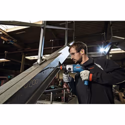 Bosch GBM 13-2 RE 1750 Giri/min Chiave 2,4 kg Nero, Blu, Grigio - Vista aggiuntiva 4