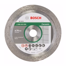 Bosch 2 608 615 020, Disco per tagliare, Piastrelle morbide in ceramica, Bosch, 1 cm, 7,6 cm, 1,5 mm