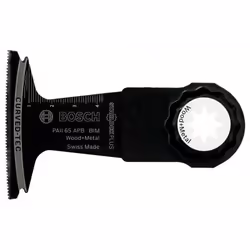 BOSCH PAII 65 APB BIM LAMA LAME STARLOCK PLUS X UTENSILI MULTIF LEGNO E METALLO Vantaggi del prodotto PAII 65 APB Lame per ut ...