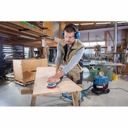Bosch GET 75-150 Professional Levigatrice orbitale casuale 7300 Giri/min 14600 OPM Nero, Blu 750 W - Vista aggiuntiva 4