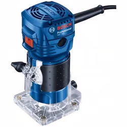 Rifilatore GKF 550 fresatrice leggera e compatta per una mano calotta con impugnatura morbida potente motore da 550 W funzion ...