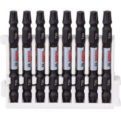 Accessories 8 pz. di Bit Avvitamento Doppi Set Torx (Impact Control, x T30-T30 Bits, Lunghezza 65mm, Pick and Click, Accessorio Avvitatore a Impulsi)