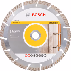 Bosch 2 608 615 066, Disco per tagliare, Centro piatto, Mattone, Cemento, Calcestruzzo duro, Calcareo, Pietra, Bosch, 2,22 cm ...