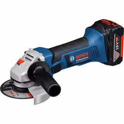Bosch GWS 18-125 V-LI, 10000 Giri/min, 12,5 cm, Batteria, 4 Ah, 2,3 kg