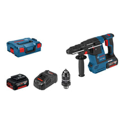 Bosch - Martello perforatore a batteria gbh 18V-26 f con 2 batterie da 5,0 Ah con caricabatterie, incluso l-boxx