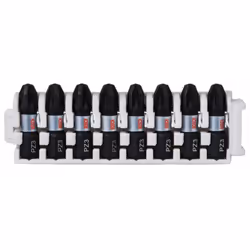 Dettagli tecnici Dimensione del prodotto, lunghezza 25 mm Kit di punte per trapano avvitatore Impact Control, 8 pezzi, con PZ ...