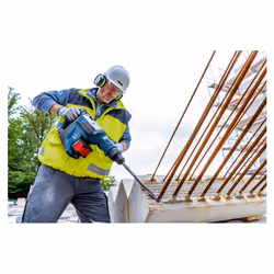 Bosch GBH 18V-45 C Professional 305 Giri/min SDS-max 8 kg Nero, Blu, Rosso - Vista aggiuntiva 7