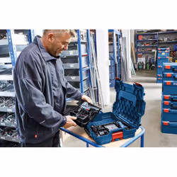 Bosch L-BOXX 136 Professional Blu, Rosso Acrilonitrile butadiene stirene (ABS) - Vista aggiuntiva 4