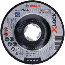 Tecnologia x-lock di bosch sostituzione facile e veloce degli accessori della smerigliatrice angolare x-lock in un solo clic. ...