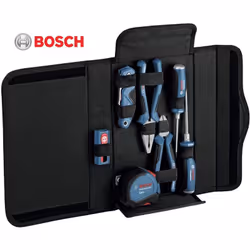 BOSCH PROFESSIONAL 1600A016BV KIT 6 ATTREZZI SET IN CUSTODIA CACCIAVITI PINZA IL KIT INCLUDE 1 CACCIAVITE PH2 X 125 (CROCE) 1 ...