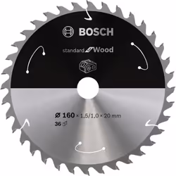 Bosch 2 608 837 677, In legno duro, Legno dolce, 16 cm, 2 cm, 1 mm, 9500 Giri/min, 1,5 mm