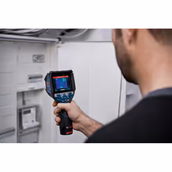 Bosch GTC 600 C Noise equivalent temperature difference (NETD) IR Nero, Blu 256 x 192 Pixel Display incorporato LCD - Vista aggiuntiva 4