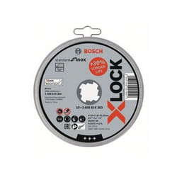 Bosch - Dischi da taglio X-Lock metallo/acciaio inox Ø125x1,6 10 pezzi - 2608619364