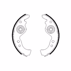 Set di ganasce freno BOSCH 0 986 487 030 - Vista aggiuntiva 5