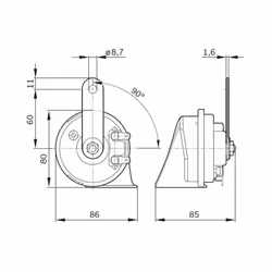 Tromba BOSCH 9 320 335 007 - Vista aggiuntiva 6