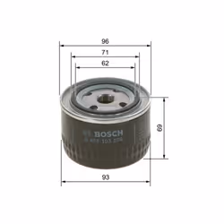 Filtro olio BOSCH 0 451 103 274 - Vista aggiuntiva 4