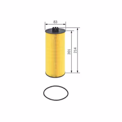 Filtro olio BOSCH 1 457 429 107 - Vista aggiuntiva 5