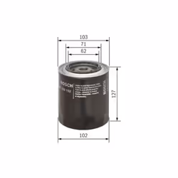 Filtro olio BOSCH 0 451 203 152 - Vista aggiuntiva 5