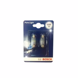 Lampadina per autoveicoli con qualità di primo equipaggiamento. 12v 10w SV8,5-8 41mm