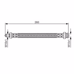 Filettatura interna 2 [mm]: M10x1. Filetto esterno [mm]: M10x1. Indice: 1 987 476 522. Lunghezza [mm]: 235. Numero del Produt ...
