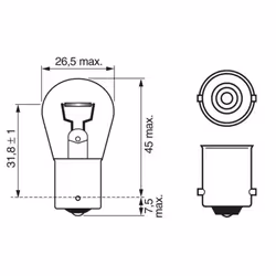 Lampada secondaria BOSCH P21W Pure Light 12V, 21W, 10 Pezzo - Vista aggiuntiva 7
