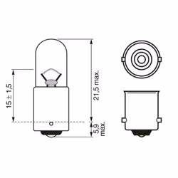 Lampada secondaria BOSCH T4W Pure Light 12V, 4W, 10 Pezzo - Vista aggiuntiva 7